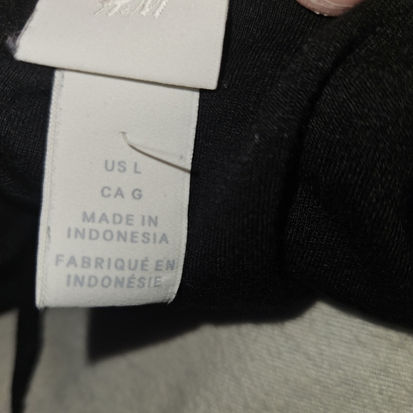 H & M Womans Black Spaghetti Strap Dress Size L - Picture 10 of 11